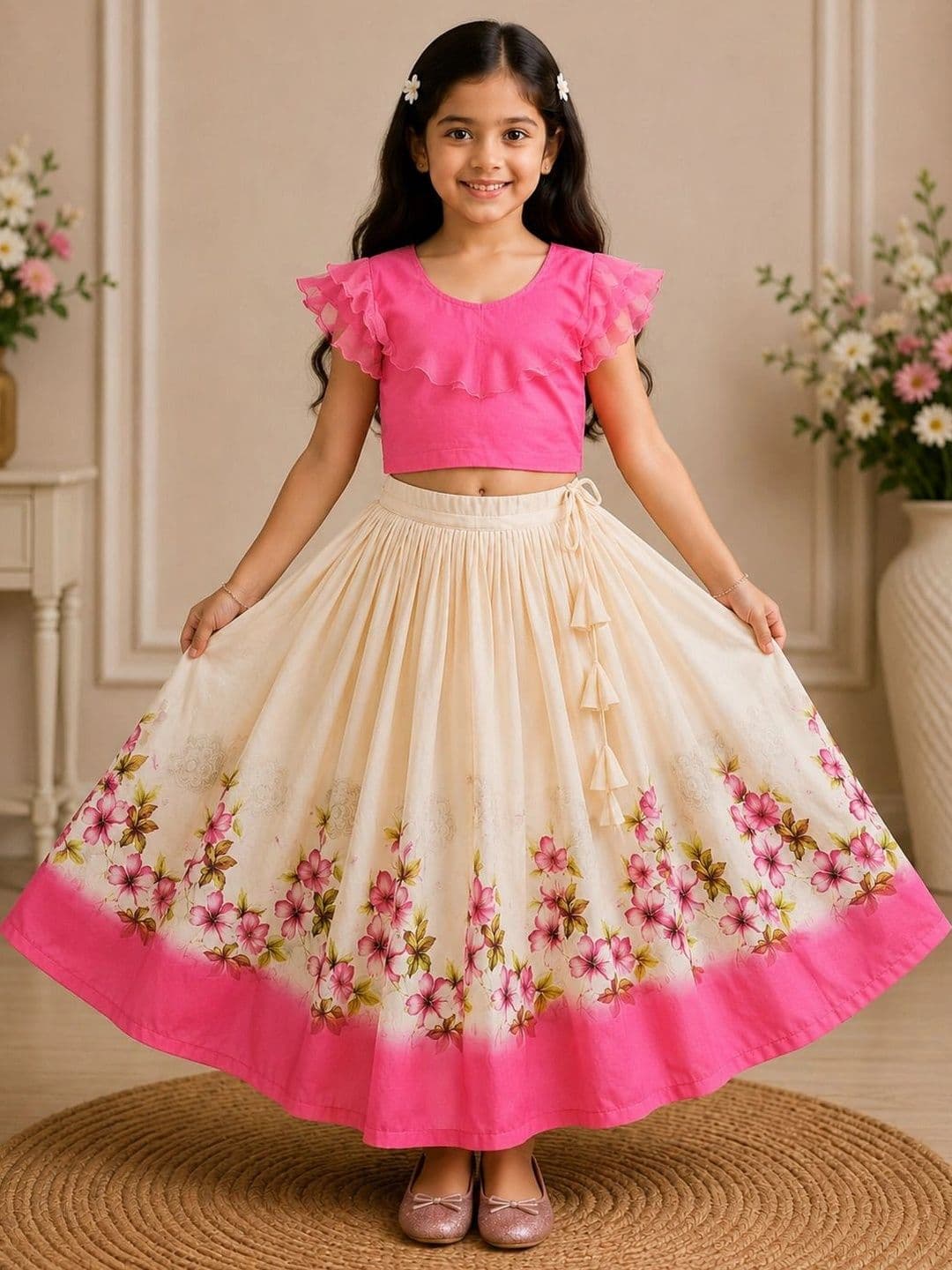 KALINI Girls Ready to Wear Lehenga & - view 1
