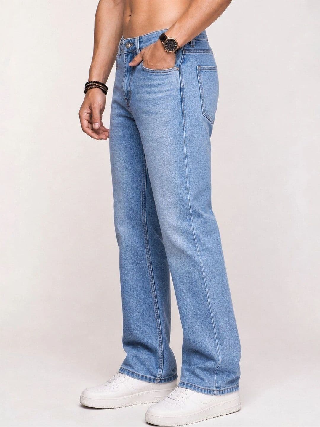 Roadster Men Jean Straight Fit Mid-Rise Stretchable Jeans thumbnail 2