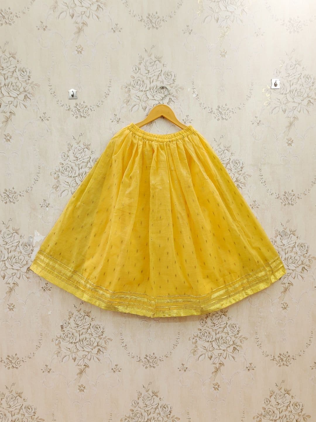 KALINI Girls Embellished Mirror Work Ready to Wear Lehenga & Blouse With Dupatta thumbnail 4