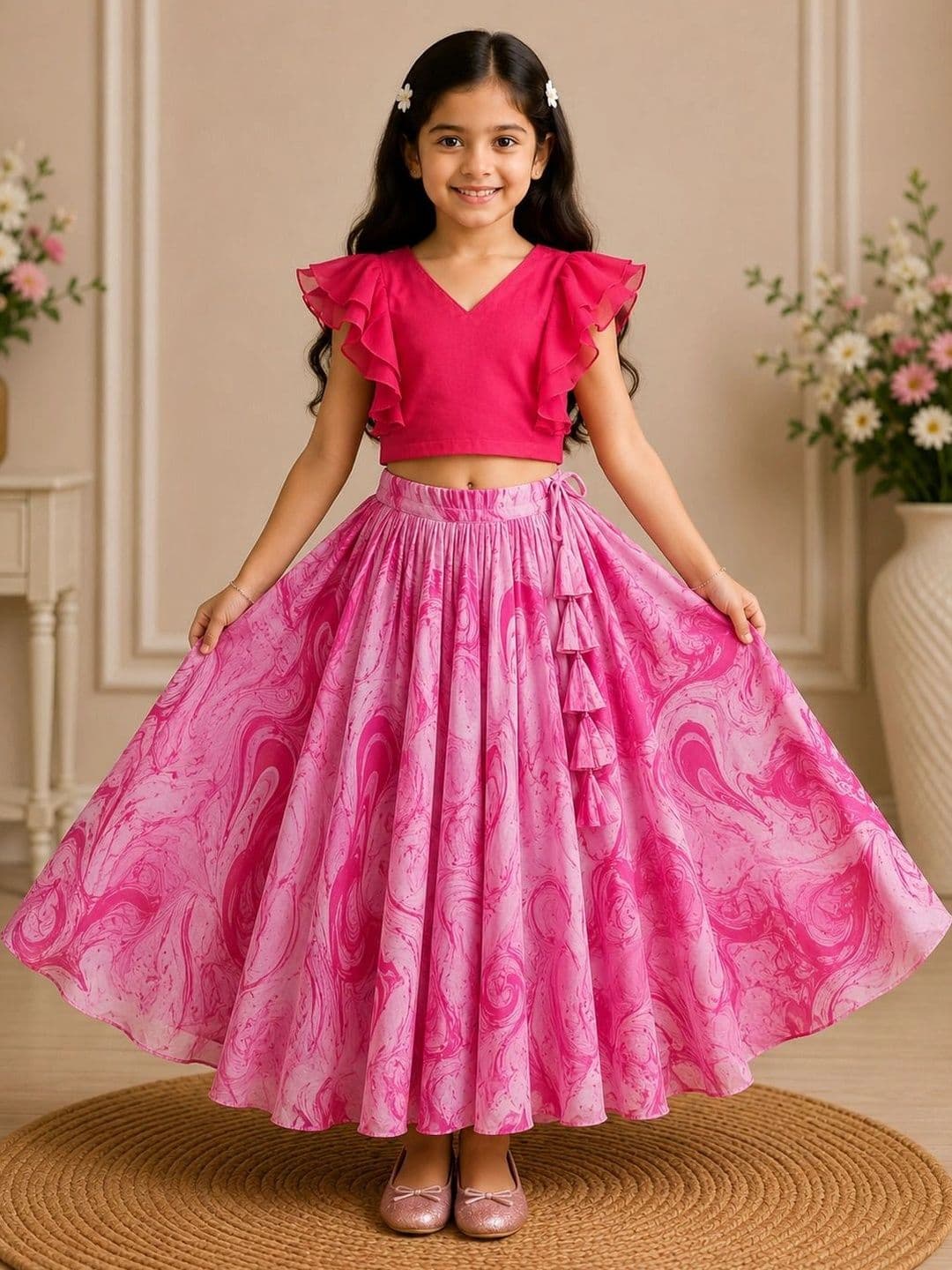 KALINI Girls Ready to Wear Lehenga & - view 1