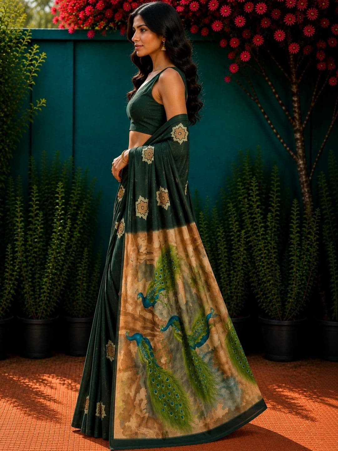 DIVASTRI Art Silk Designer Saree thumbnail 2