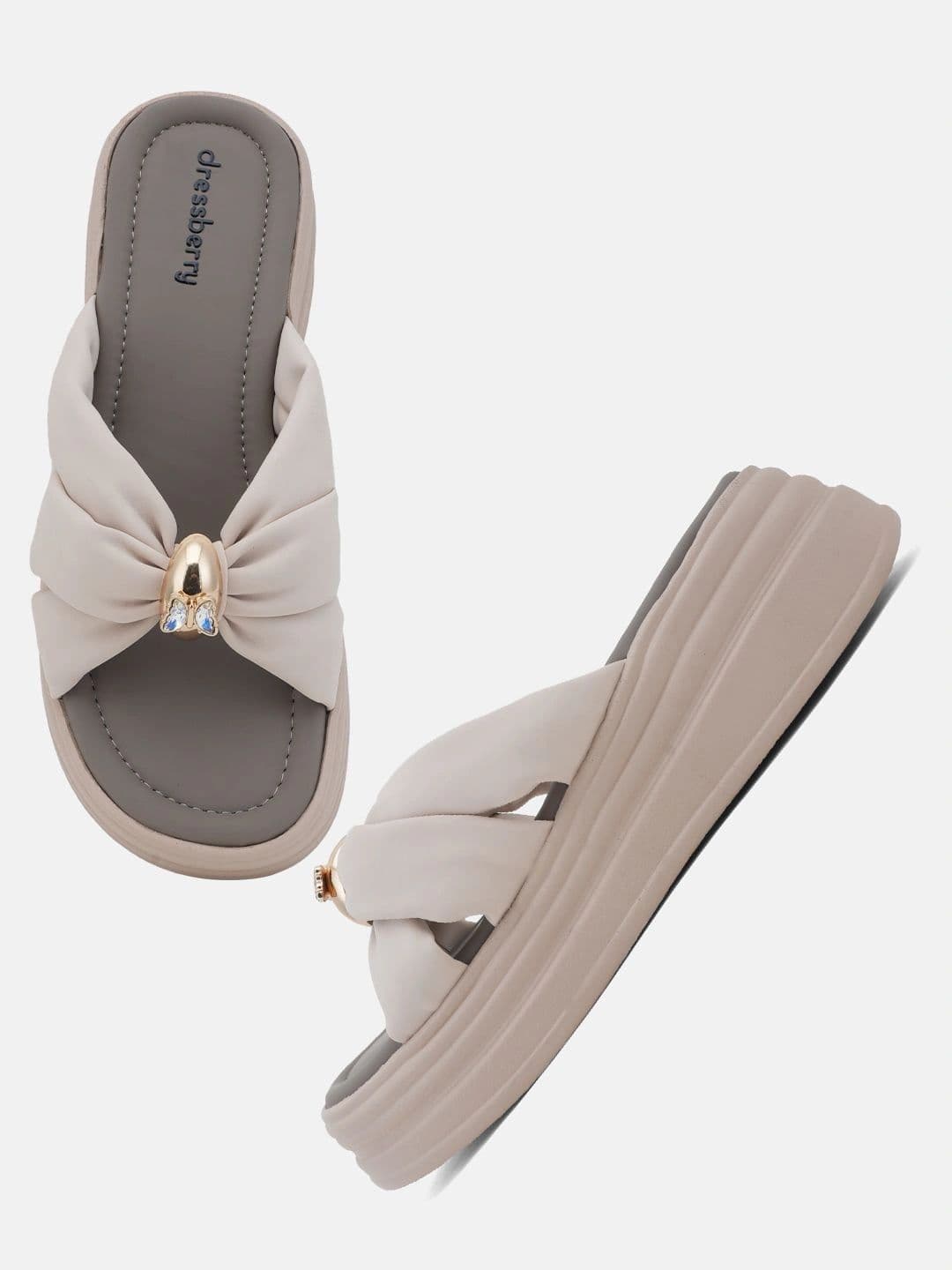 DressBerry Wedge Sandals thumbnail 2
