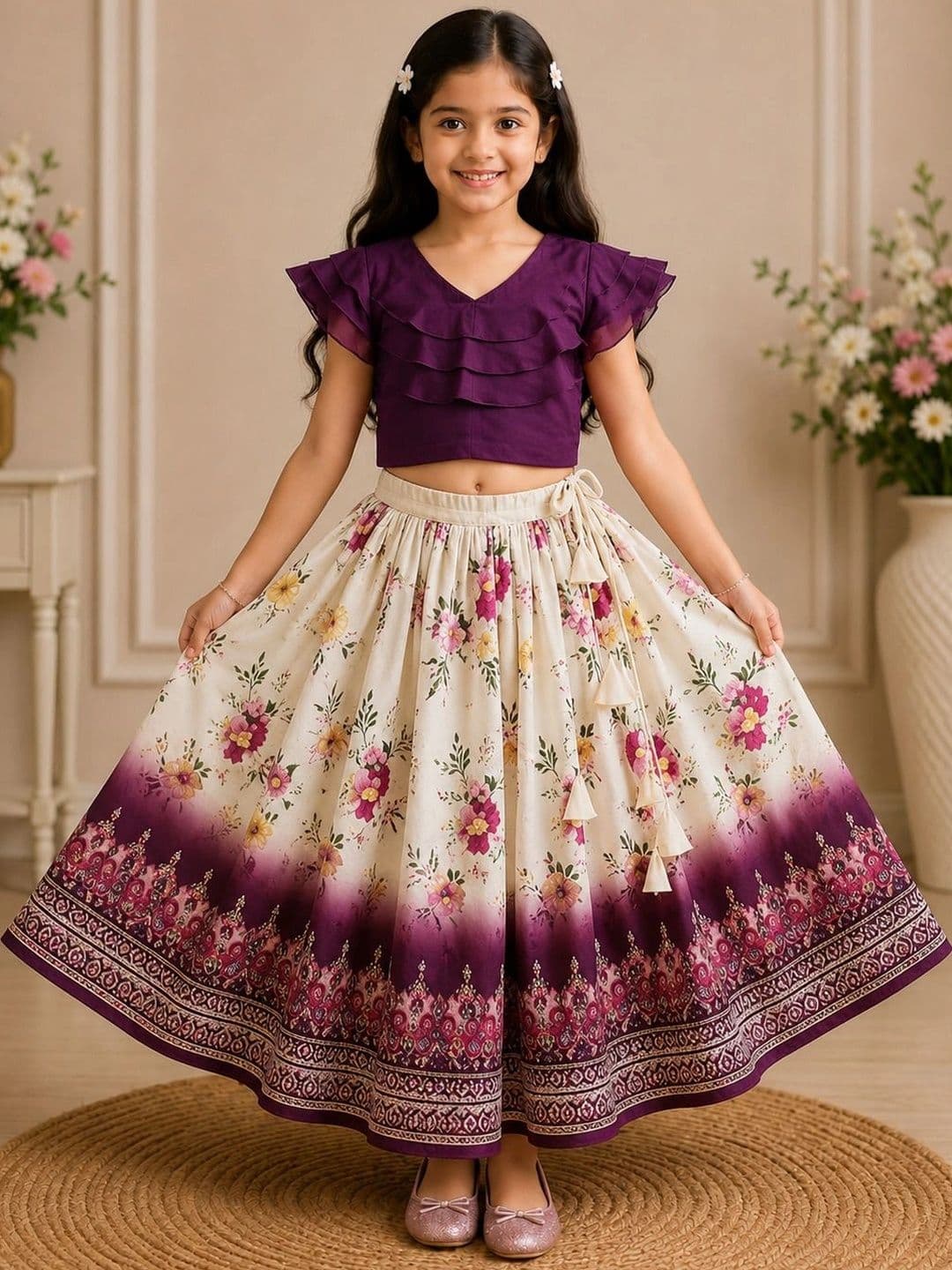 KALINI Girls Ready to Wear Lehenga & - view 1
