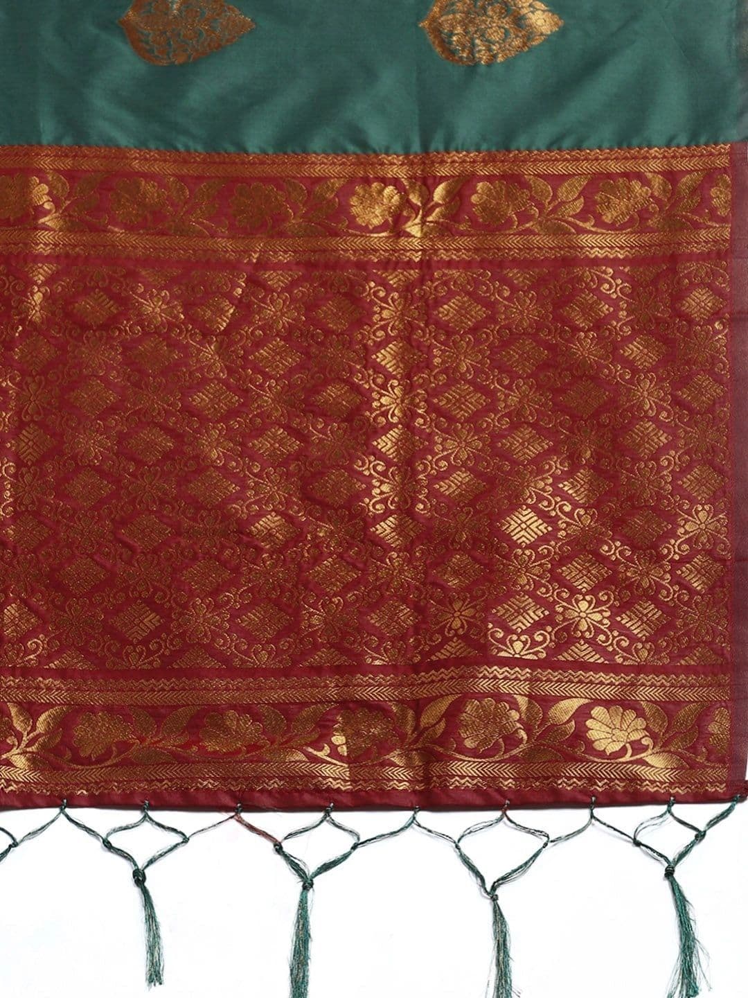 Dhaaga Ghar Woven Design Zari Art Silk Banarasi Saree thumbnail 3
