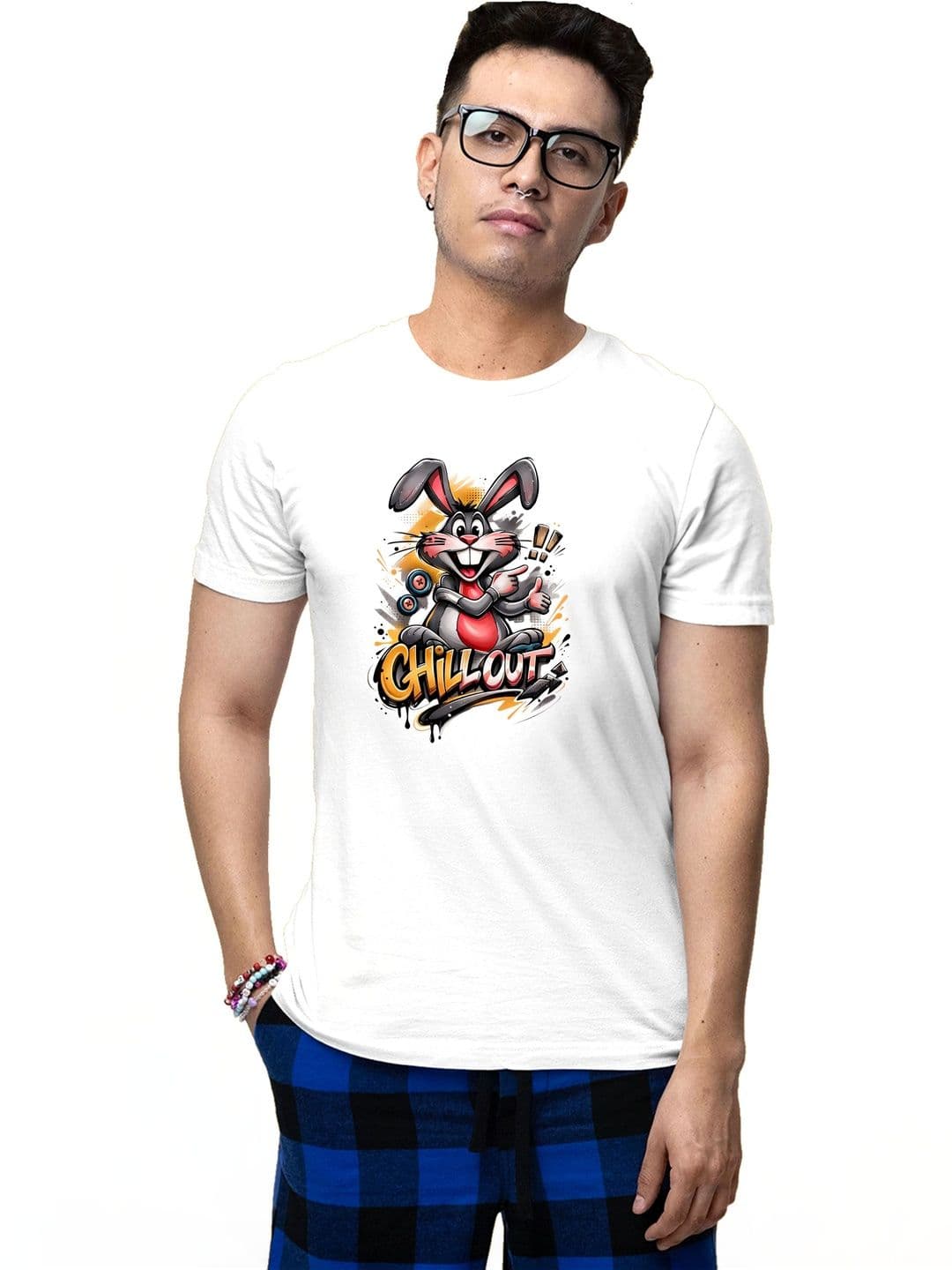 Printabulous Men Printed Pure Cotton T-shirt - view 1