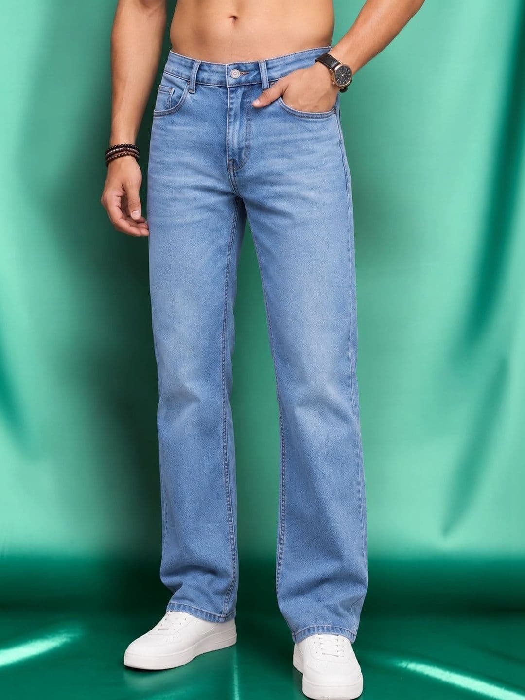 Roadster Men Jean Straight Fit Mid-Rise Stretchable Jeans thumbnail 4