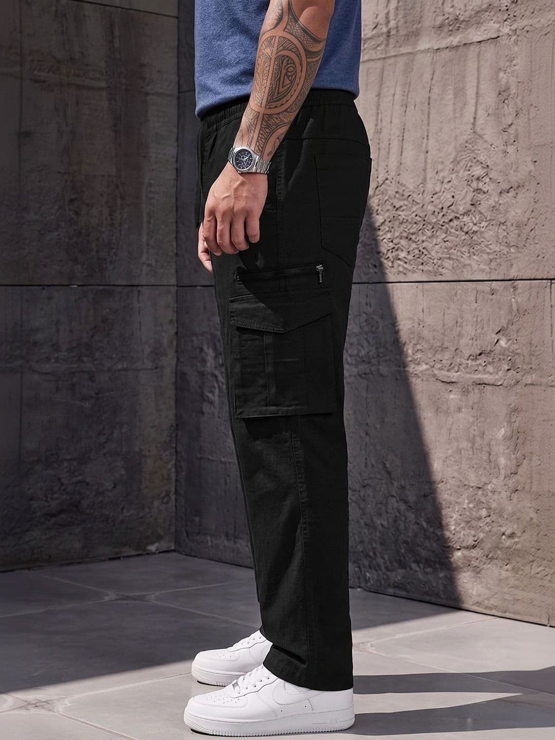 FTX Men Smart Regular Fit Mid-Rise Coated Stretchable Jeans thumbnail 5