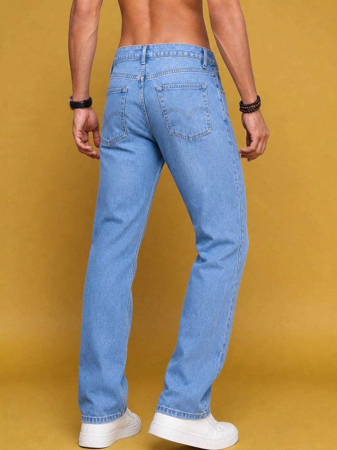 Roadster Men Jean Straight Fit Mid-Rise Stretchable Jeans thumbnail 5
