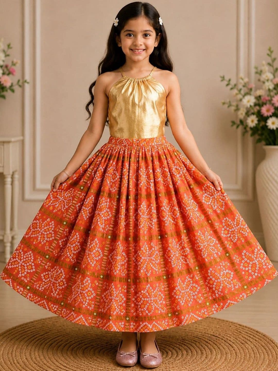 KALINI Girls Ready to Wear Lehenga Set - view 1