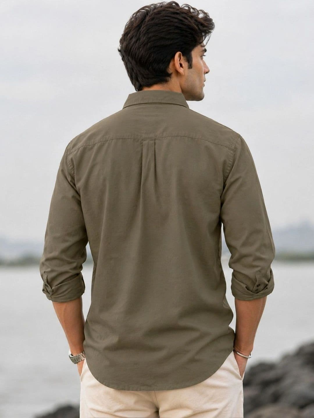 Zans and mens Men Standard Casual Shirt thumbnail 3