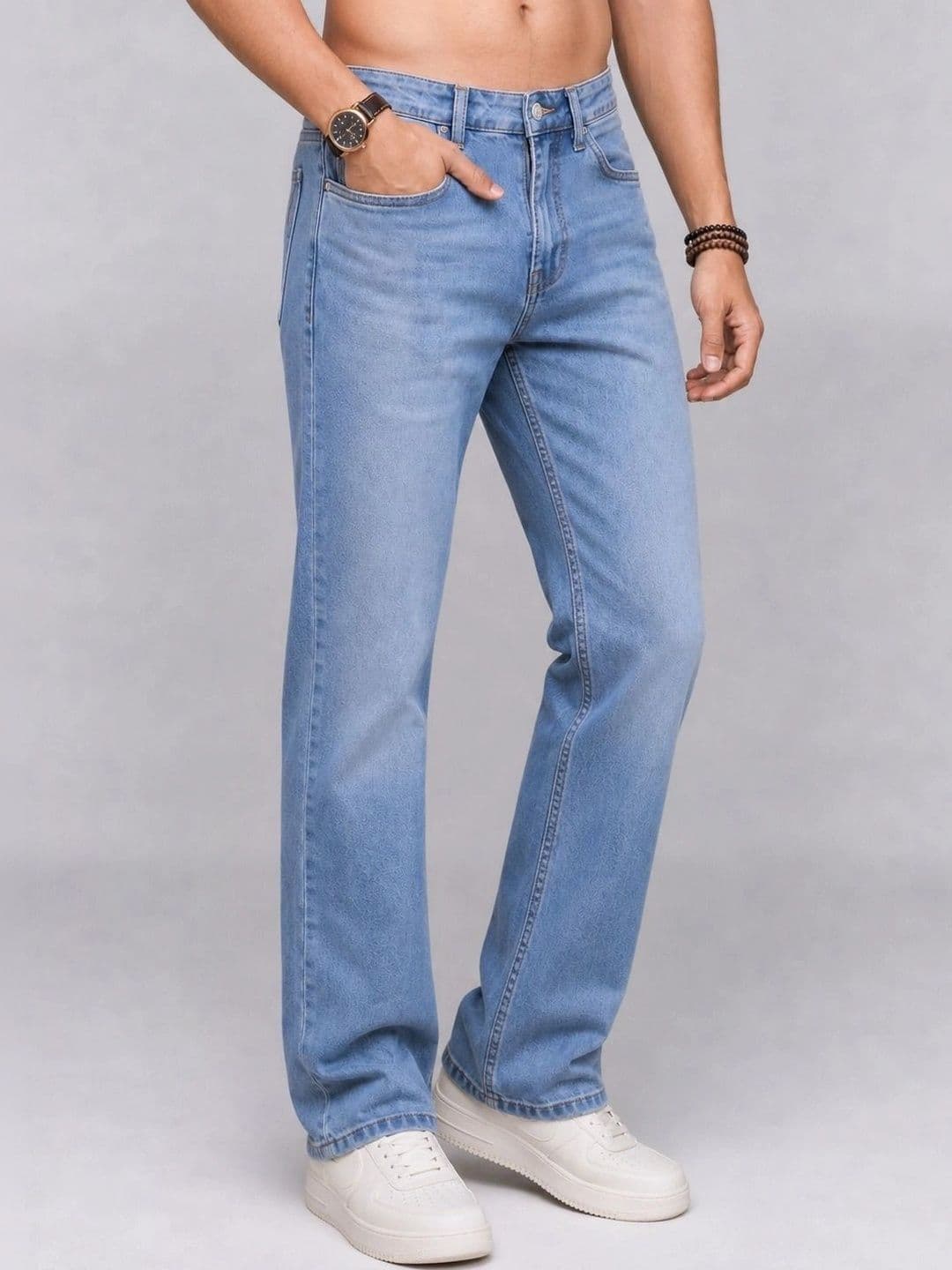 Roadster Men Jean Straight Fit Mid-Rise Stretchable Jeans thumbnail 4