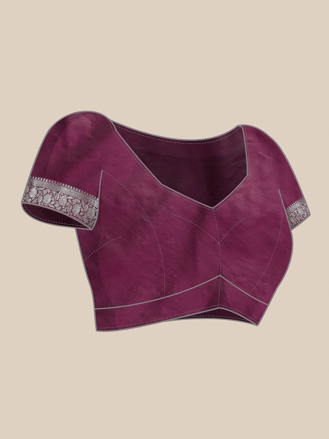 Dhaaga Ghar Woven Design Zari Art Silk Banarasi Saree thumbnail 3