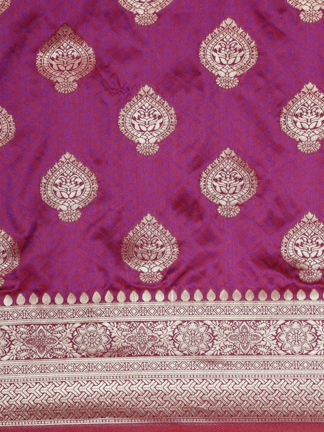 Dhaaga Ghar Woven Design Zari Art Silk Banarasi Saree thumbnail 4