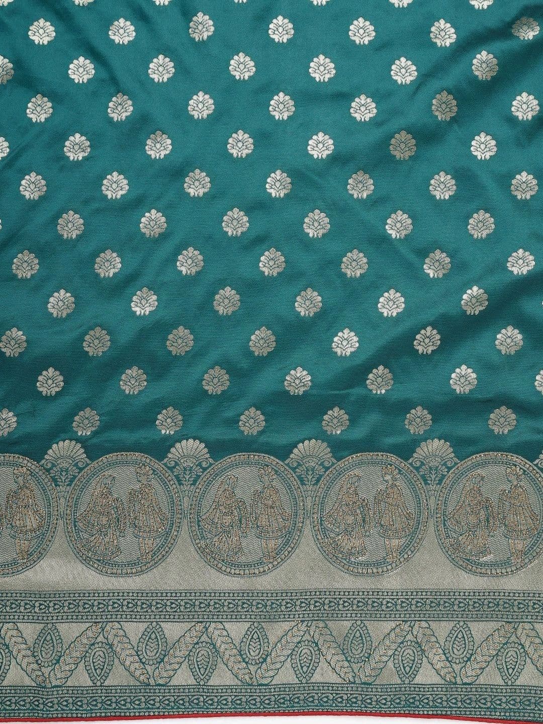 Dhaaga Ghar Woven Design Zari Art Silk Banarasi Saree thumbnail 3