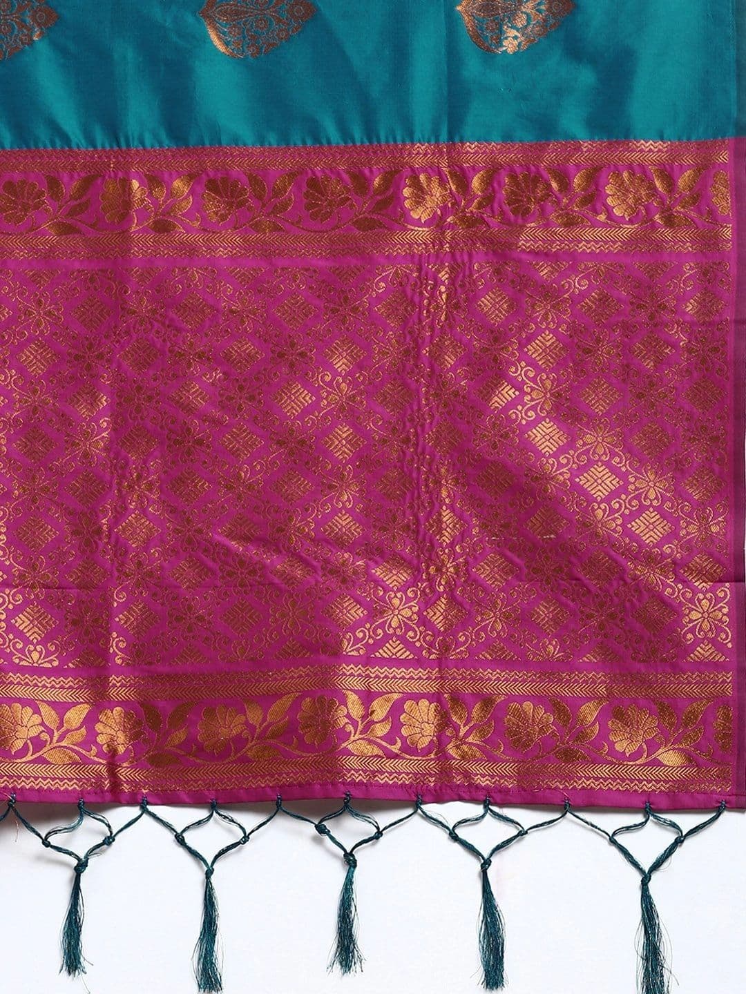 Dhaaga Ghar Woven Design Zari Art Silk Banarasi Saree thumbnail 4
