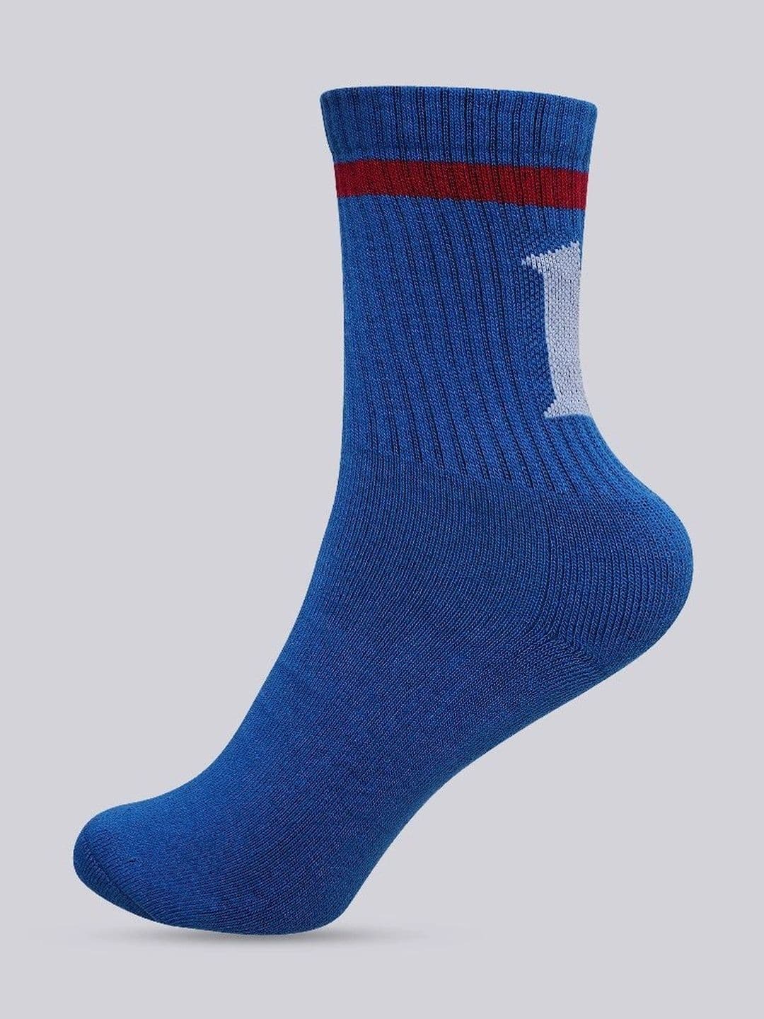Kickers Men Microfiber Patterned Calf Length Socks thumbnail 3