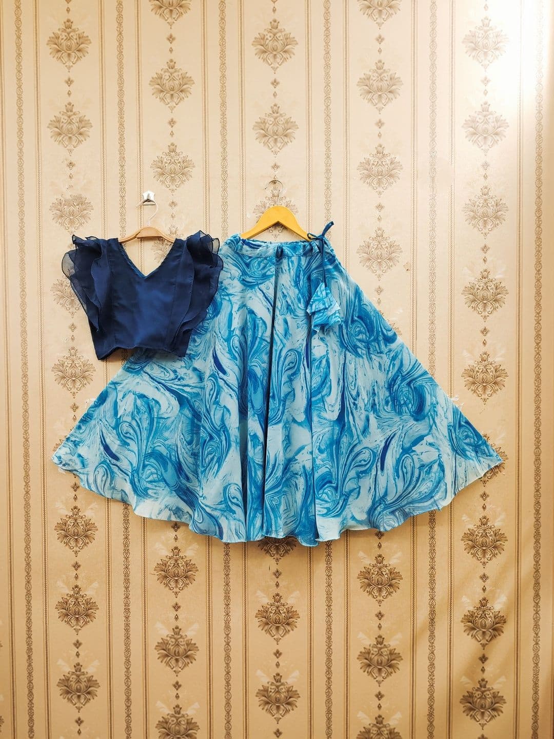 KALINI Girls Ready to Wear Lehenga & thumbnail 3