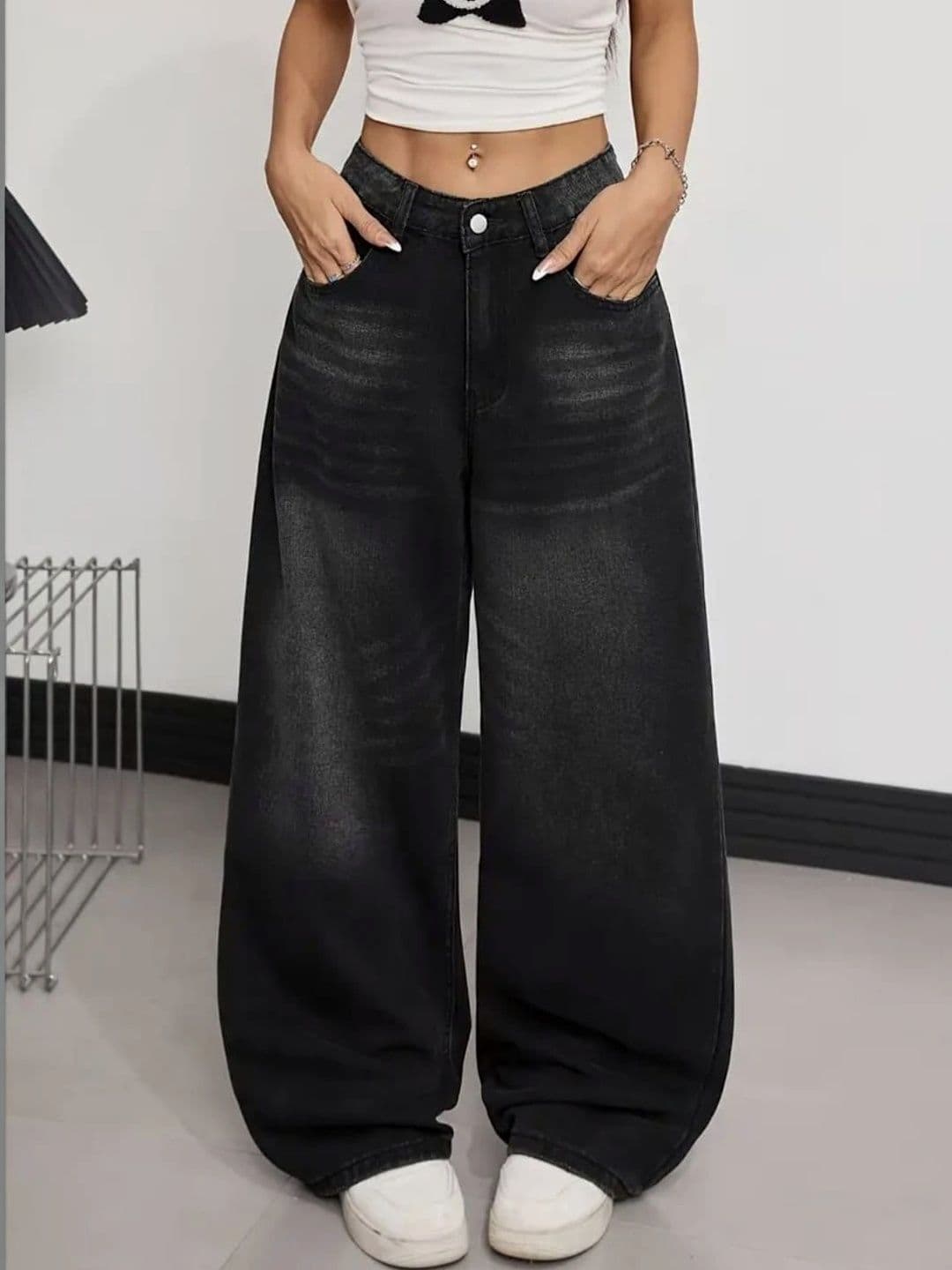 ESLITA Women High-Rise Light Fade Jeans - view 1