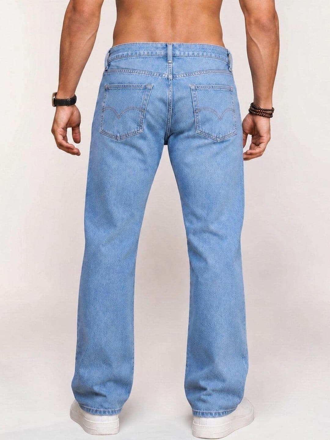 Roadster Men Jean Straight Fit Mid-Rise Stretchable Jeans thumbnail 4