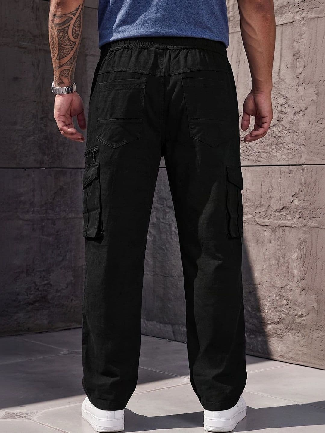 FTX Men Smart Regular Fit Mid-Rise Coated Stretchable Jeans thumbnail 4