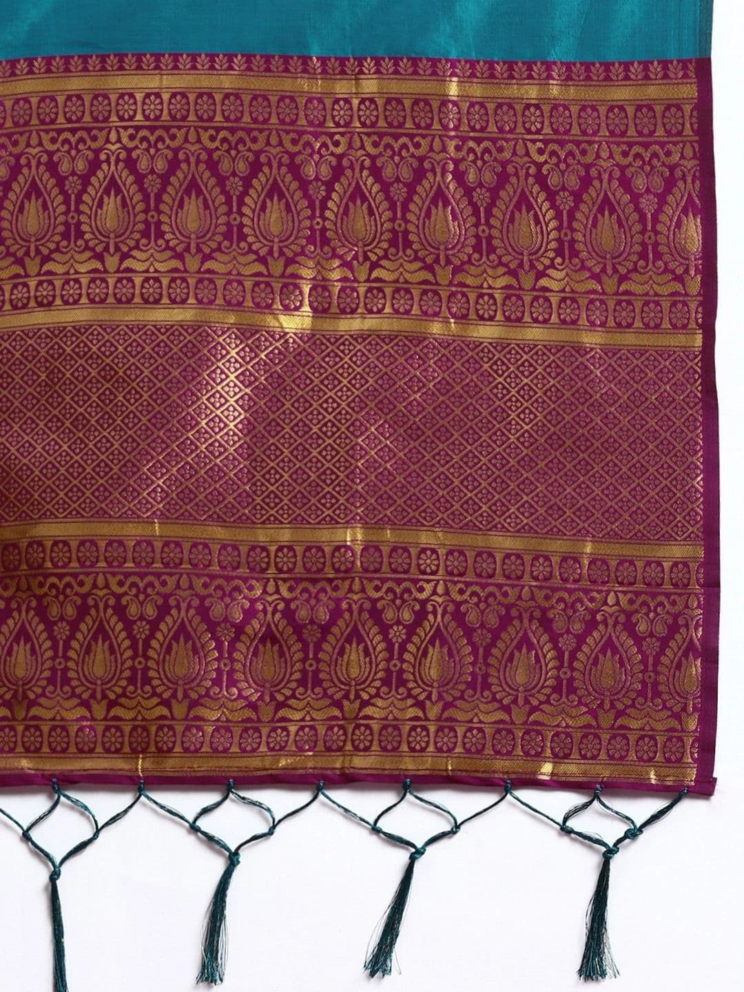 Dhaaga Ghar Woven Design Zari Art Silk Banarasi Saree thumbnail 4