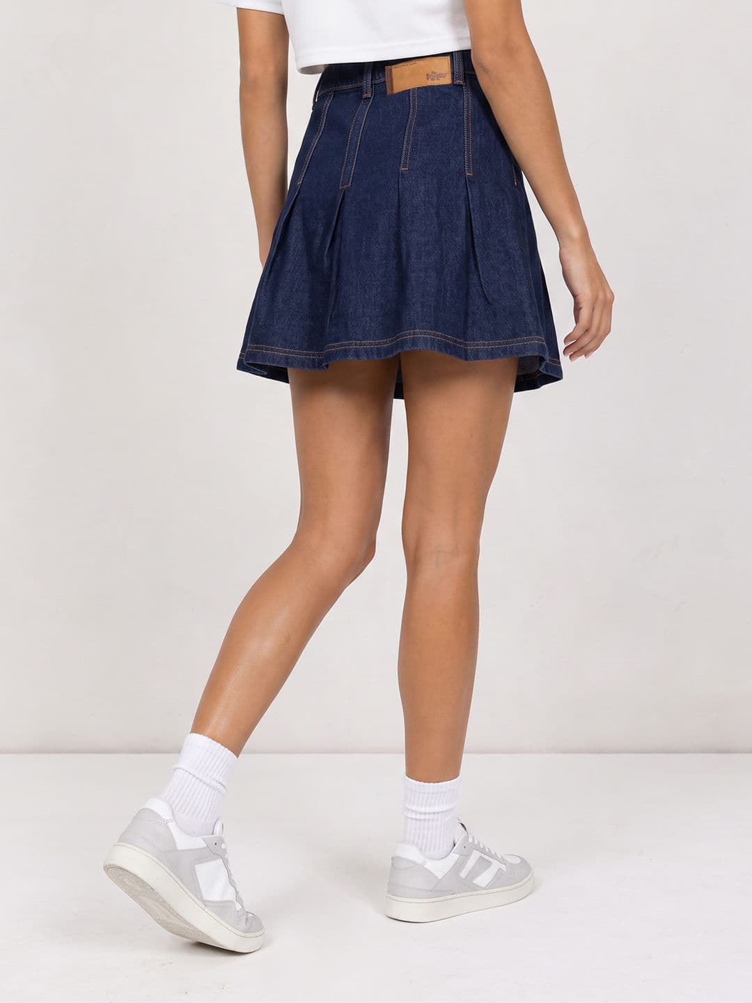 The Roadster Life Co. Pleated Pure Cotton Mini Skirt thumbnail 4