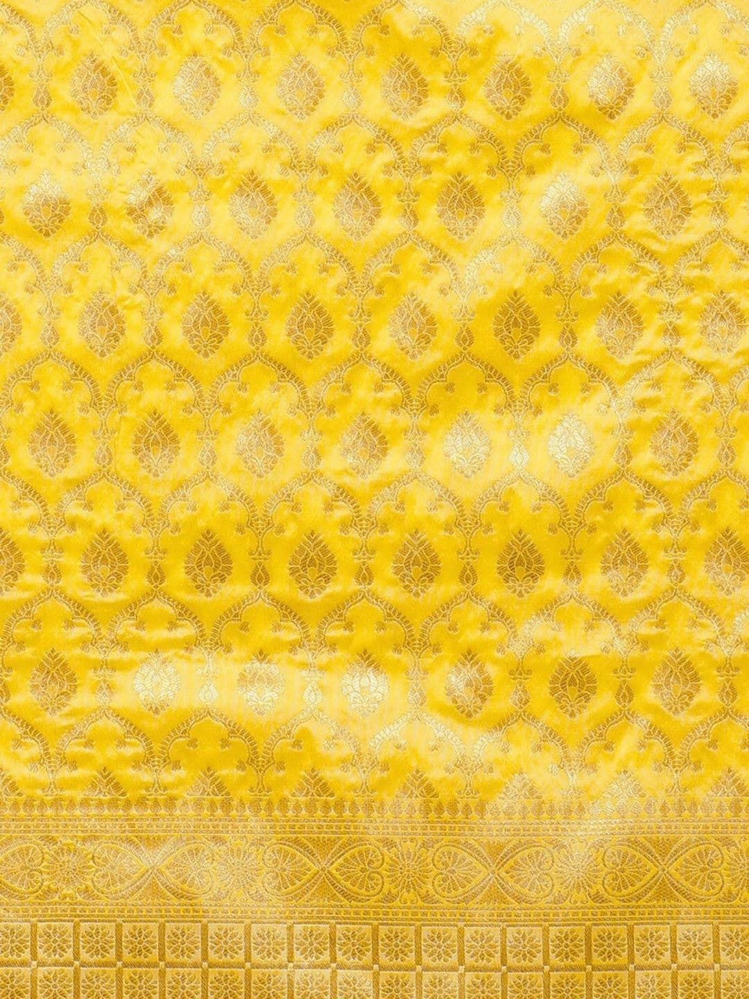 Dhaaga Ghar Women Woven Design Zari Art Silk Banarasi Saree thumbnail 5