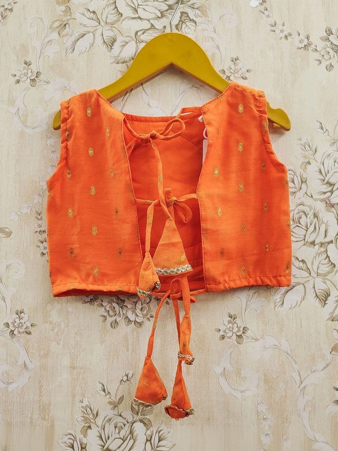 KALINI Girls Embroidered Thread Work Ready to Wear Lehenga & Blouse With Dupatta thumbnail 7