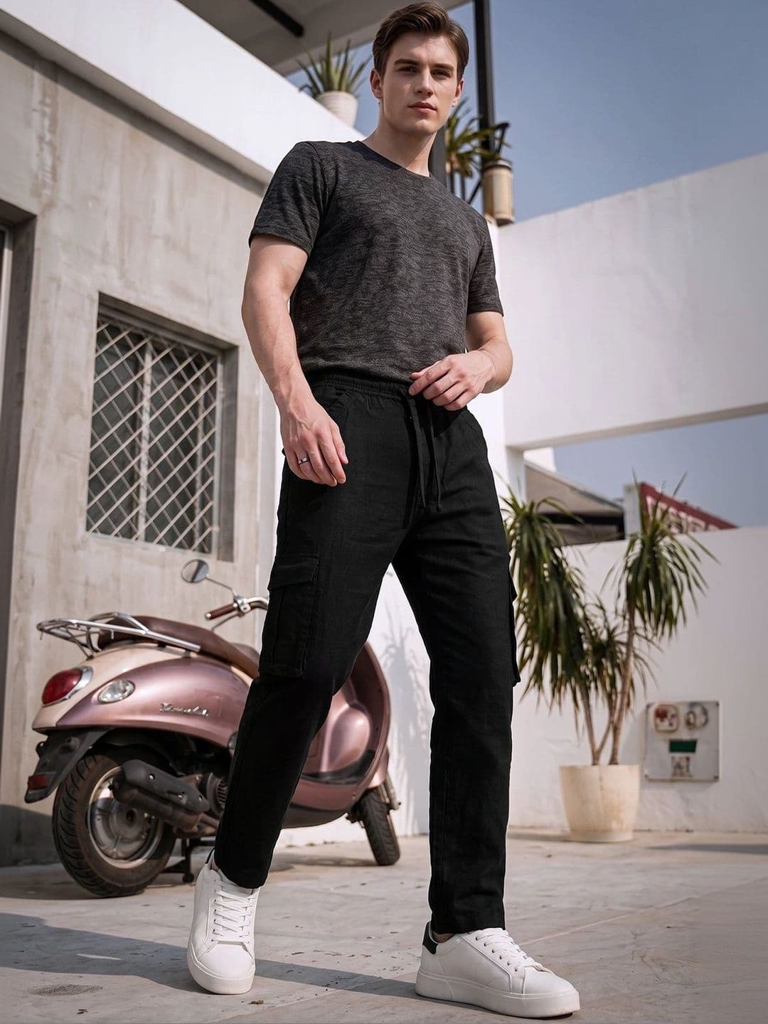 FTX Men Smart Regular Fit Mid-Rise Stretchable Jeans thumbnail 4