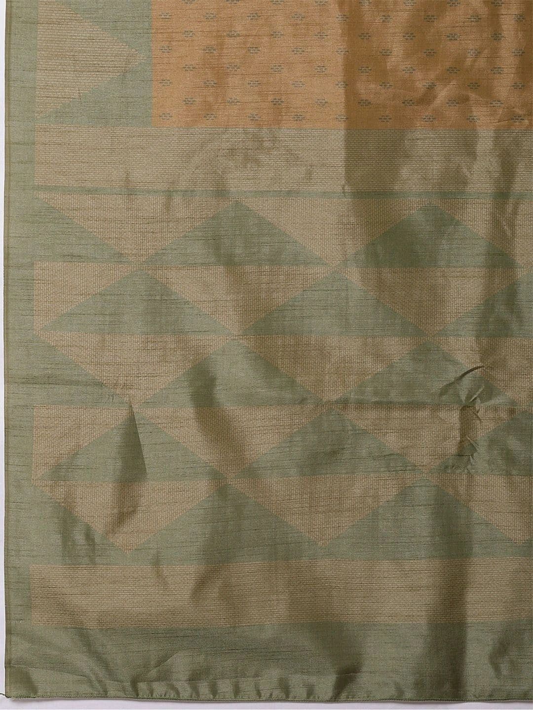 Anouk Woven Design Silk Blend Designer Tussar Saree thumbnail 6