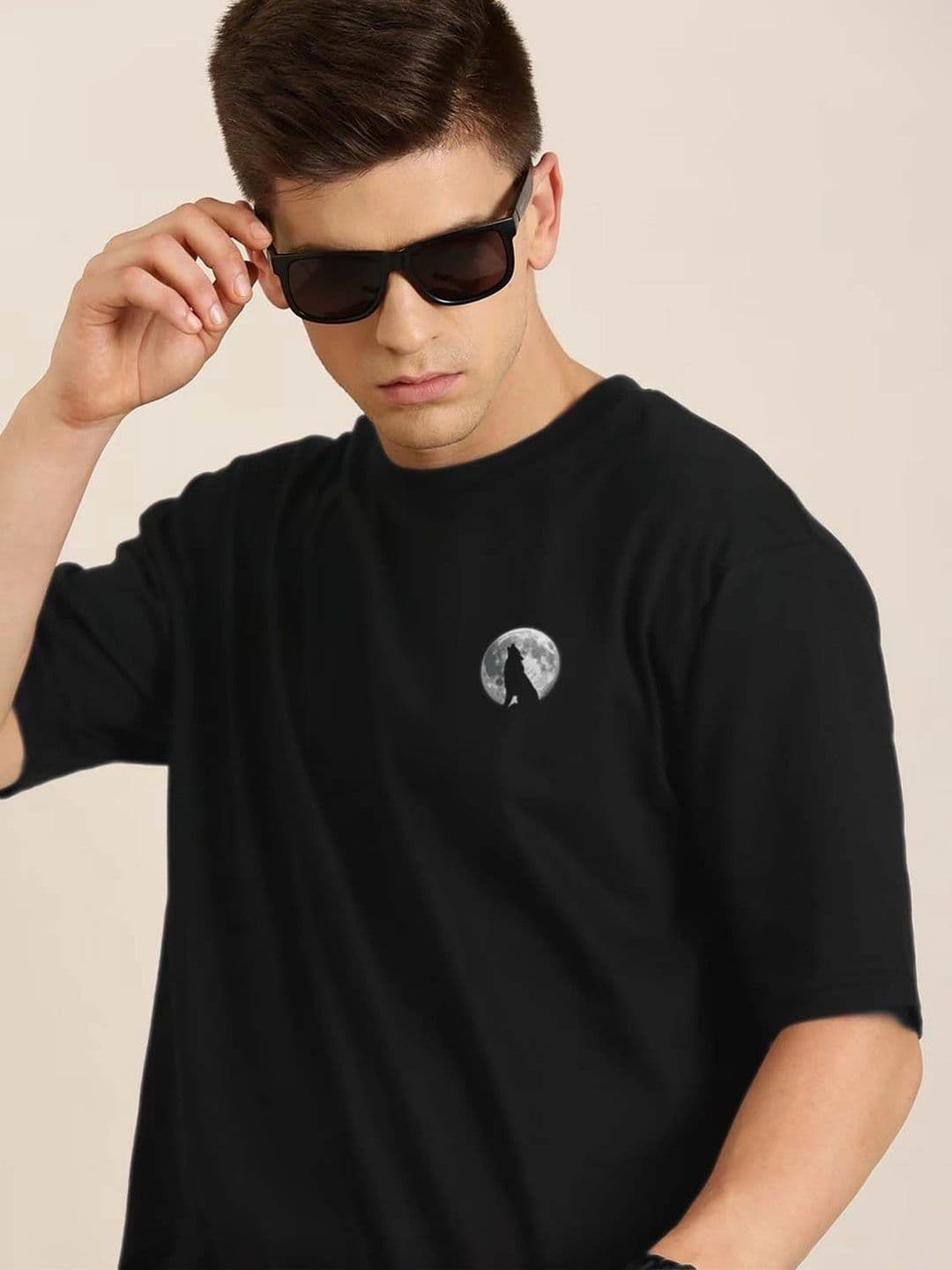 Moda Rapido X Organic Chics Men Printed Drop-Shoulder Sleeves Anti Odour T-shirt thumbnail 4