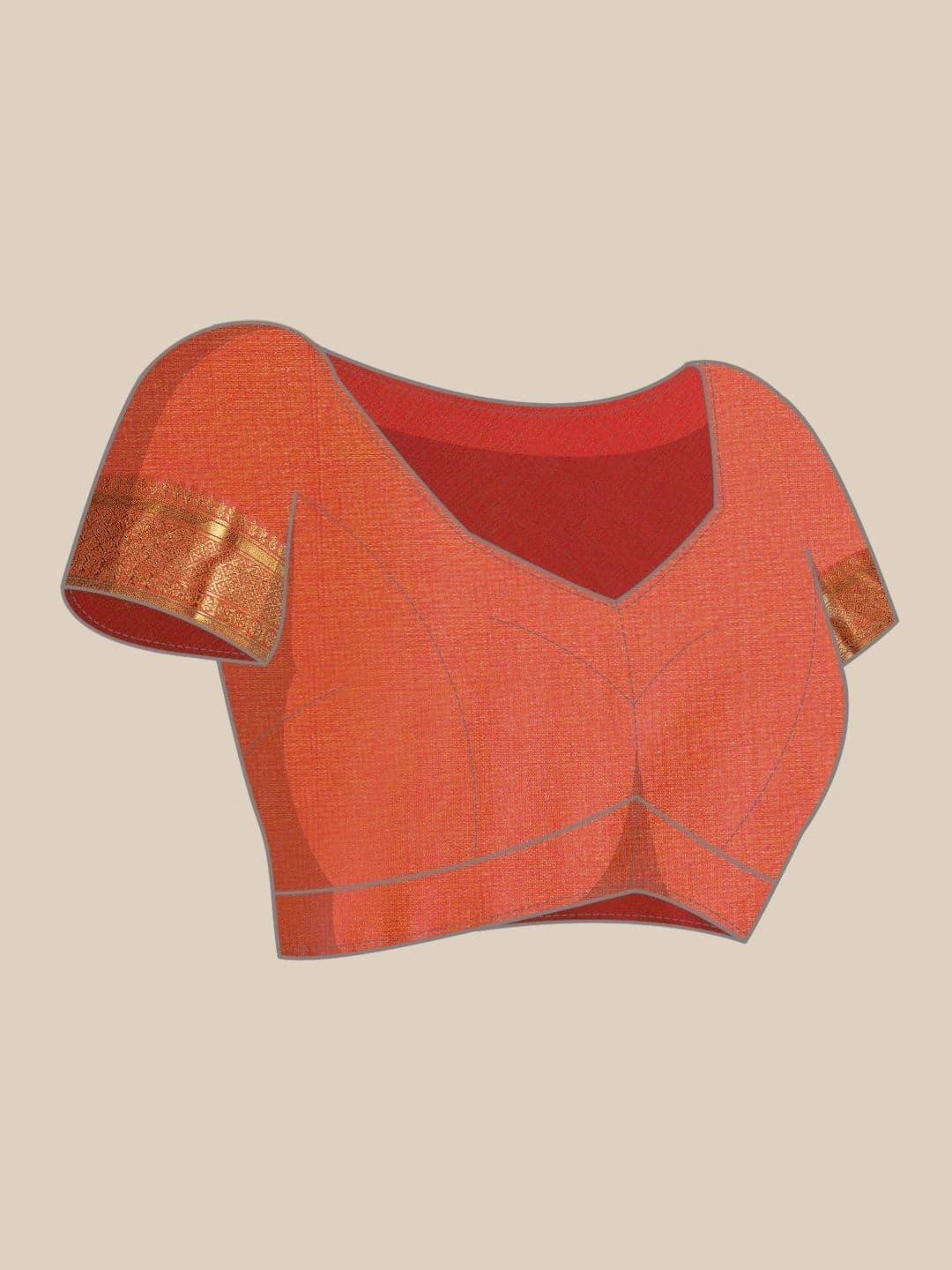 Dhaaga Ghar Woven Design Zari Art Silk Banarasi Saree thumbnail 3