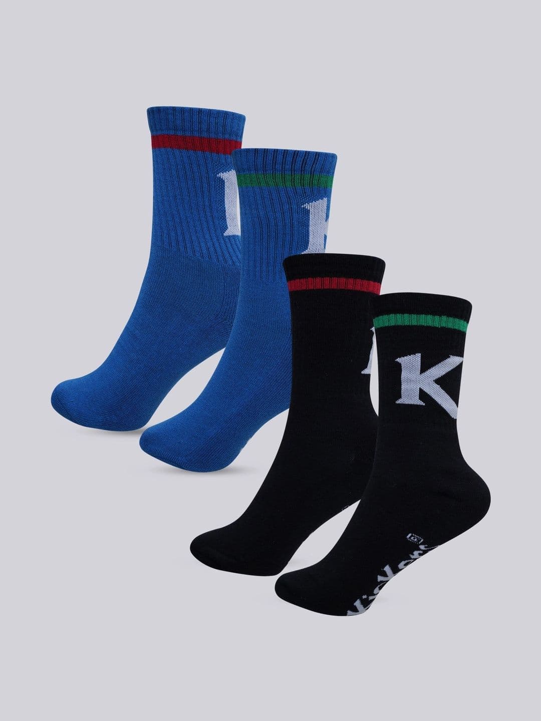 Kickers Men Microfiber Patterned Calf Length Socks - view 1