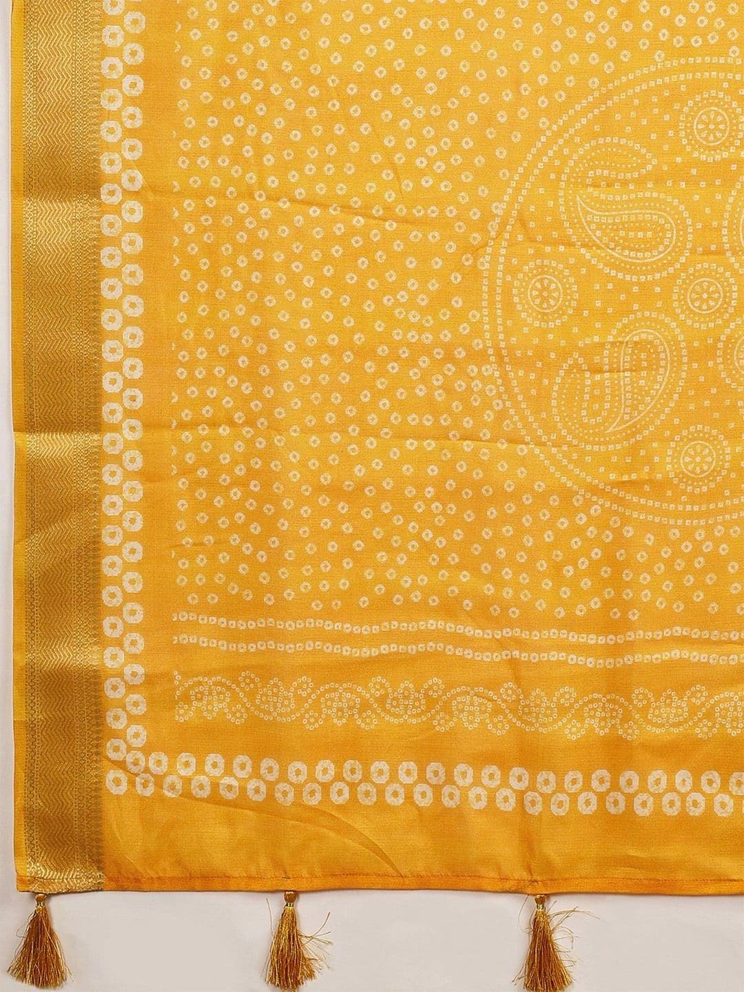 Anouk Bandhani Zari Designer Bandhani Saree thumbnail 2