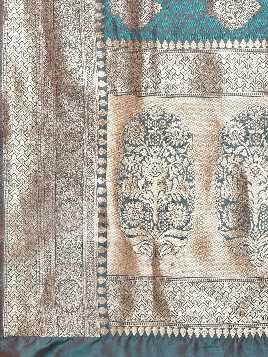 Dhaaga Ghar Woven Design Zari Art Silk Banarasi Saree thumbnail 4