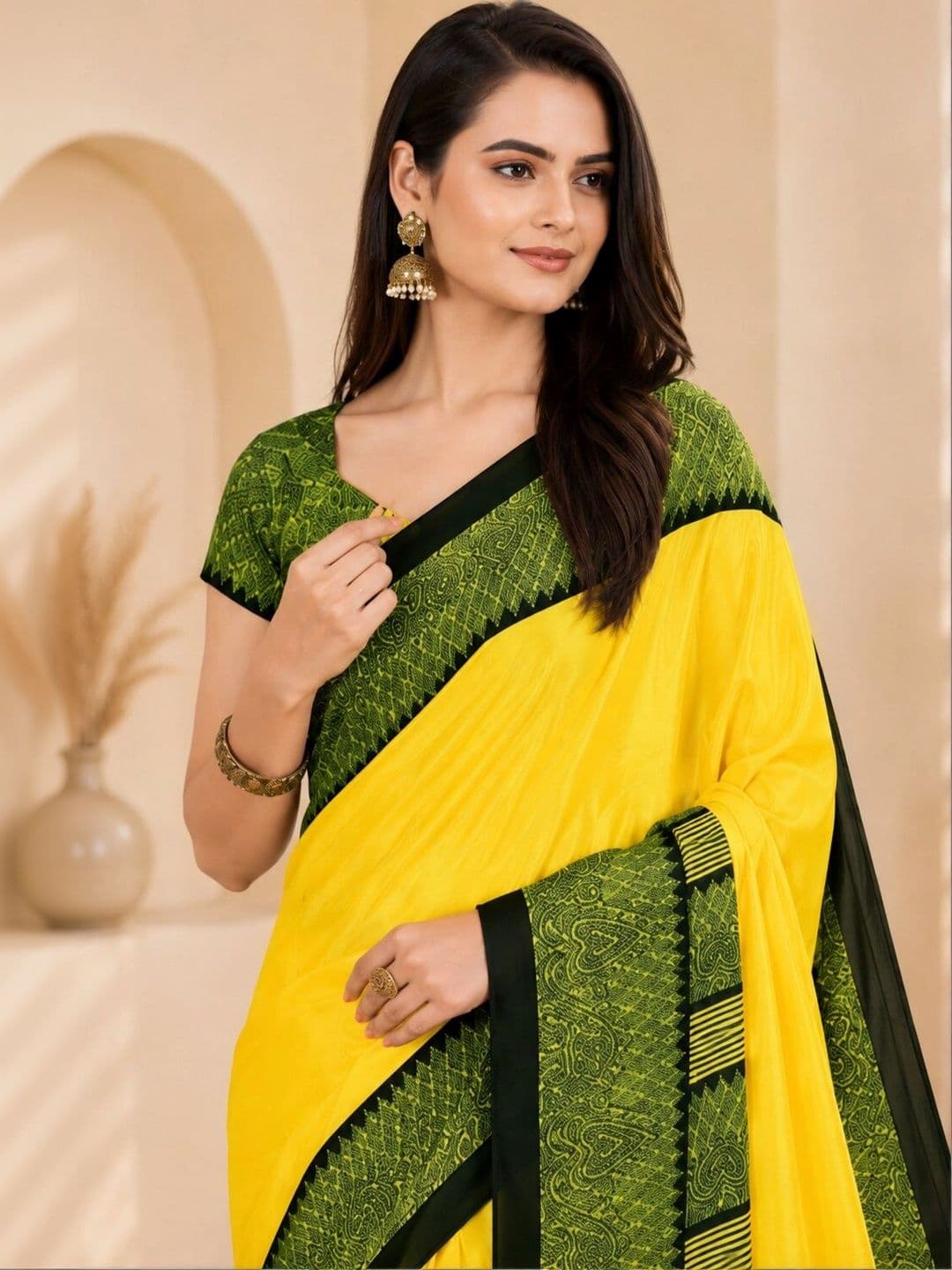DIVASTRI Art Silk Designer Saree thumbnail 3