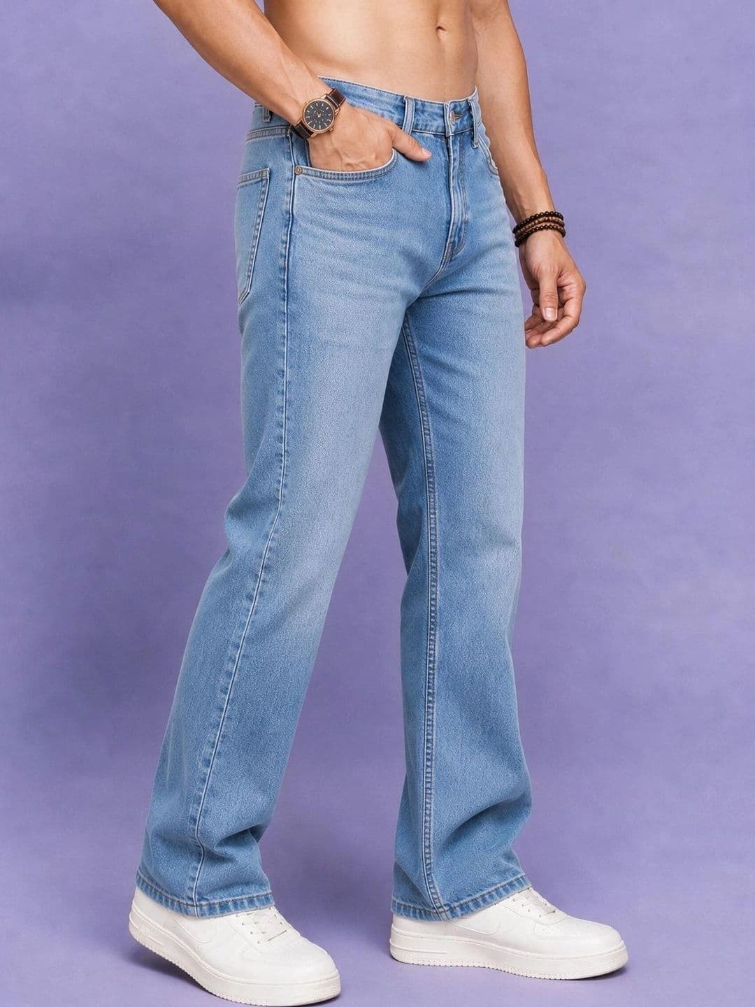 Roadster Men Jean Straight Fit Mid-Rise Stretchable Jeans thumbnail 6