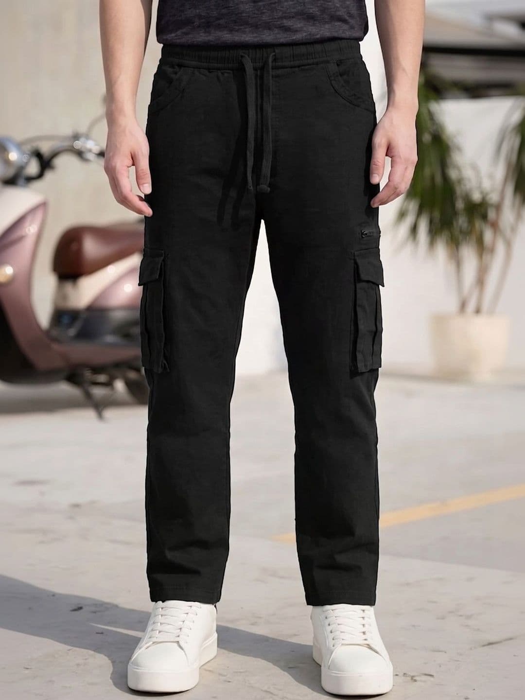 FTX Men Smart Regular Fit Mid-Rise Stretchable Jeans - view 1