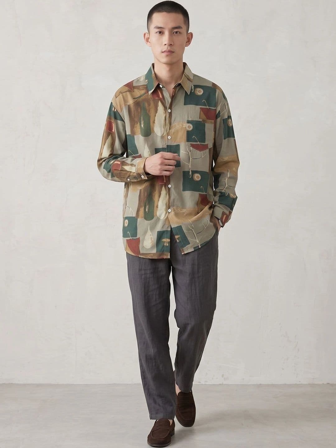 StyleCast x Revolte Men Printed Casual Shirt thumbnail 3