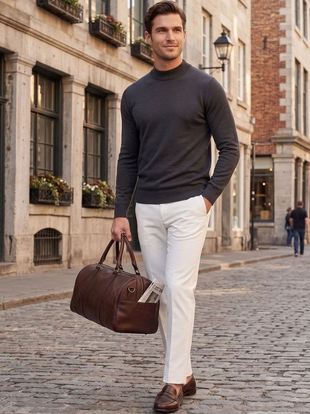 Roadster Men High-Neck Pullover thumbnail 3