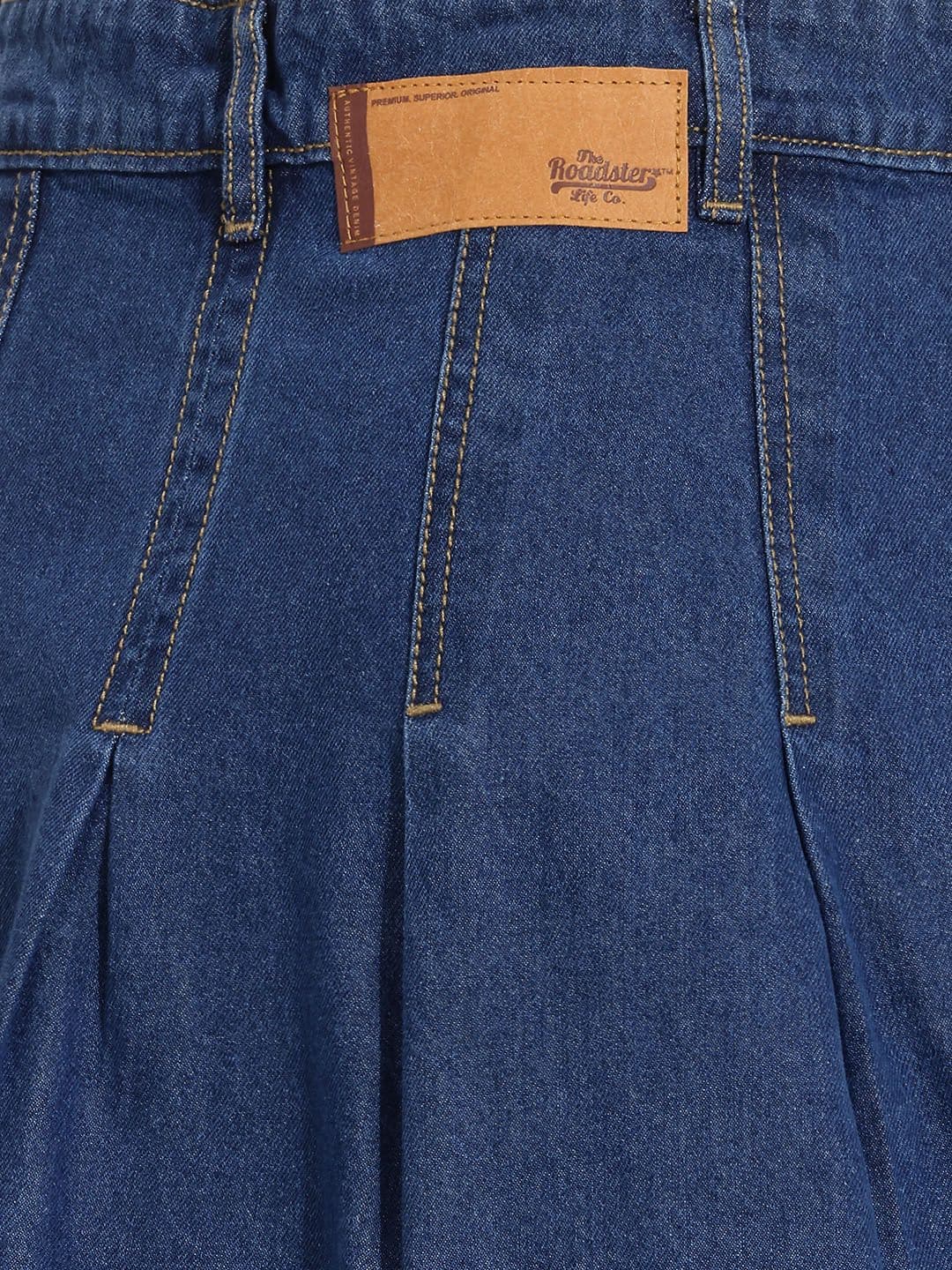 The Roadster Life Co. Pleated Pure Cotton Mini Skirt thumbnail 4