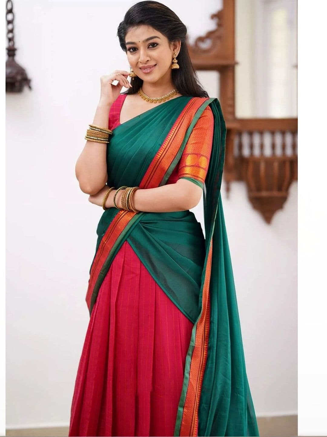 all about you Unstitched Lehenga & Blouse With Dupatta thumbnail 3