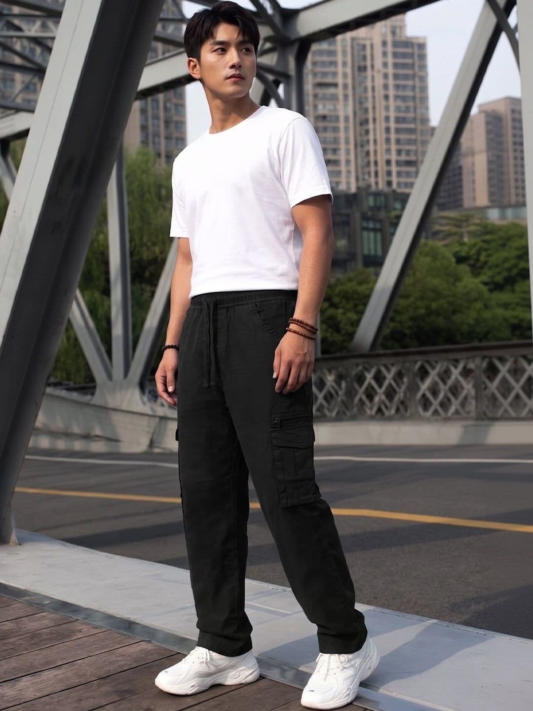 FTX Men Smart Regular Fit Mid-Rise Stretchable Jeans thumbnail 4