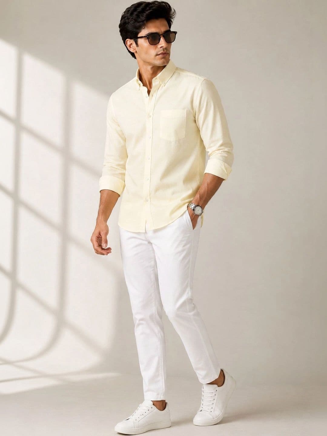 HERE&NOW Men Standard Slim Fit Casual Shirt thumbnail 3