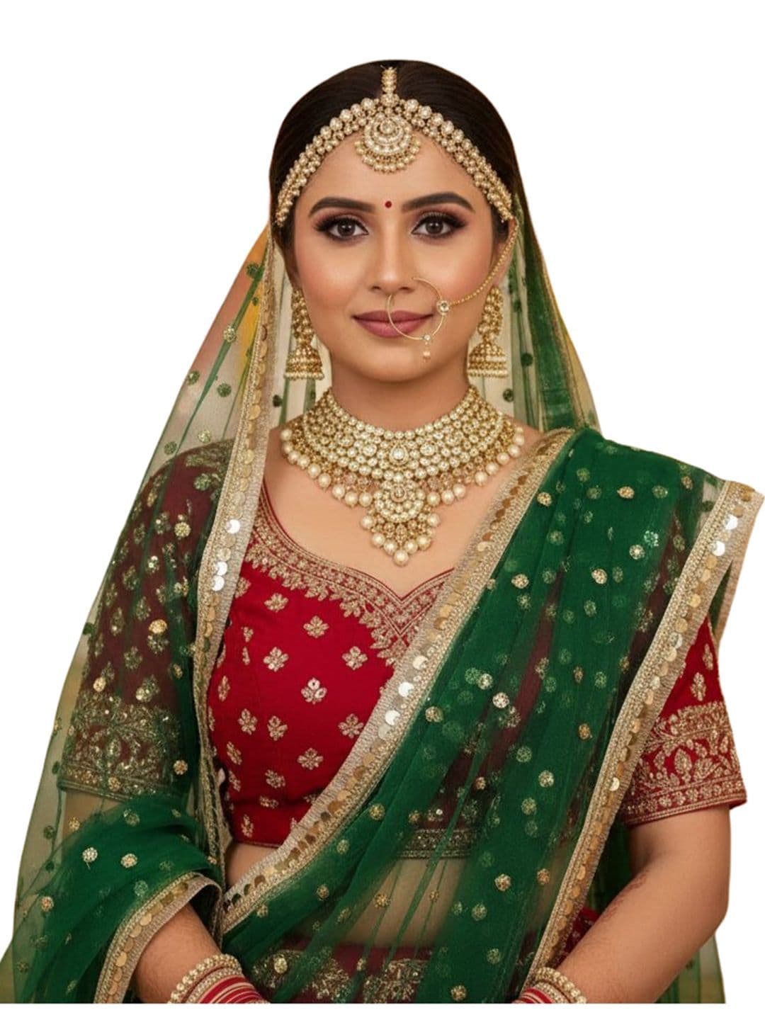 Navti Creations Embroidered Dupatta with Sequinned - view 1