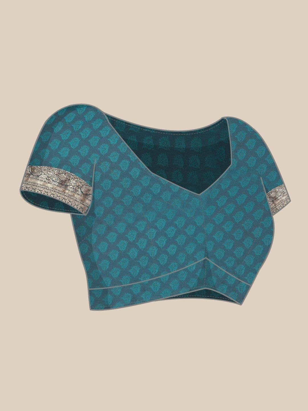 Dhaaga Ghar Woven Design Zari Art Silk Banarasi Saree thumbnail 6