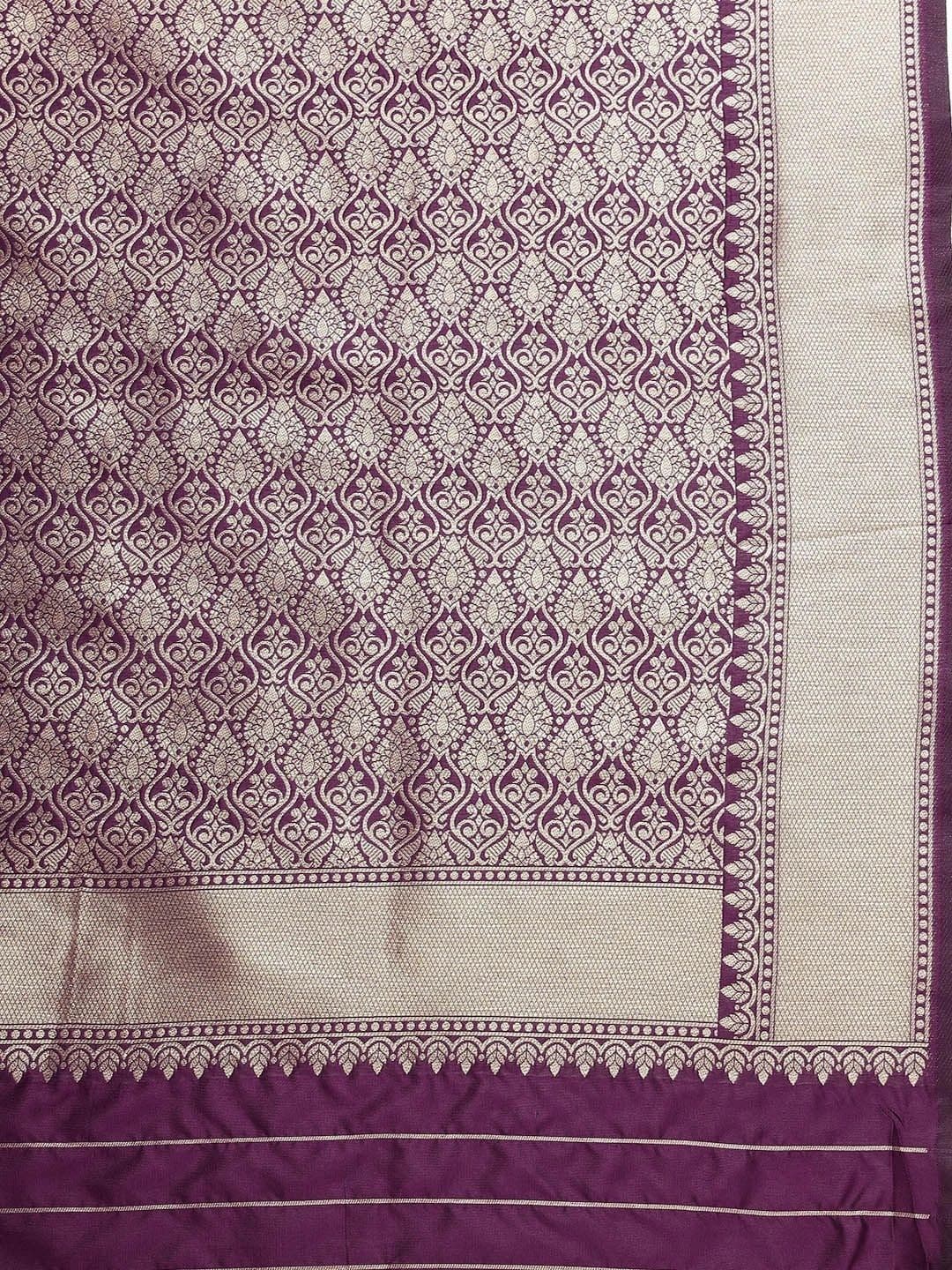 Dhaaga Ghar Woven Design Zari Art Silk Banarasi Saree thumbnail 6