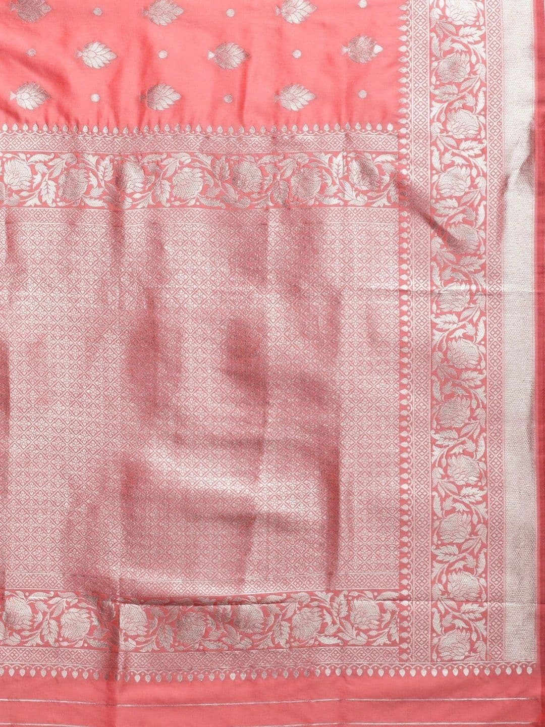 Dhaaga Ghar Women Woven Design Zari Art Silk Banarasi Saree thumbnail 3
