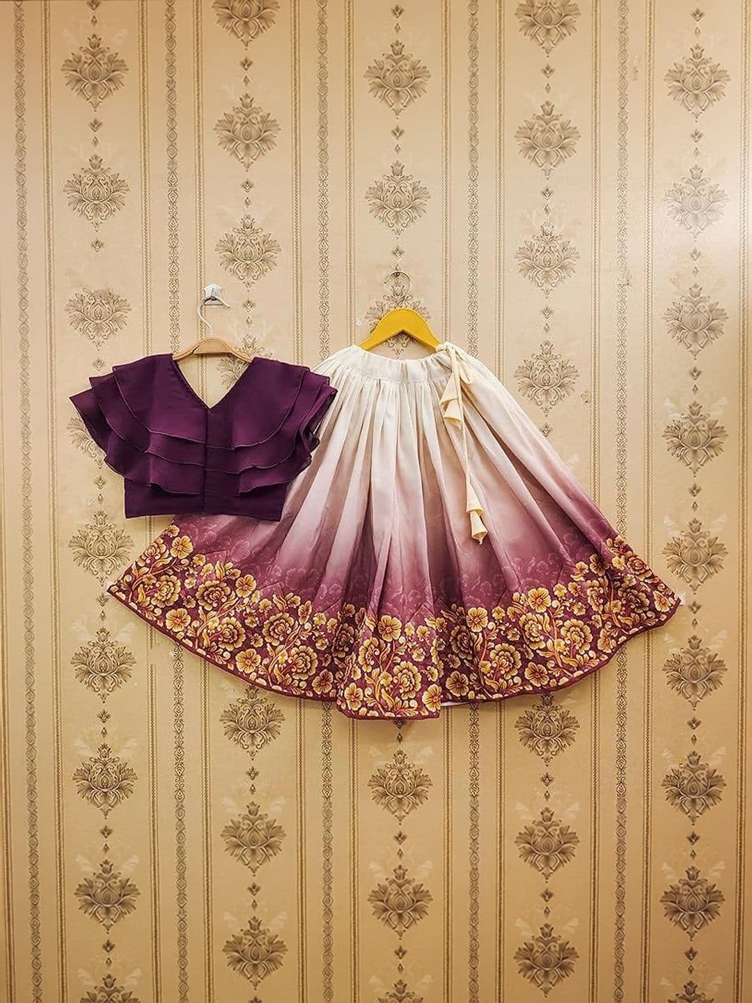 KALINI Girls Ready to Wear Lehenga & thumbnail 6