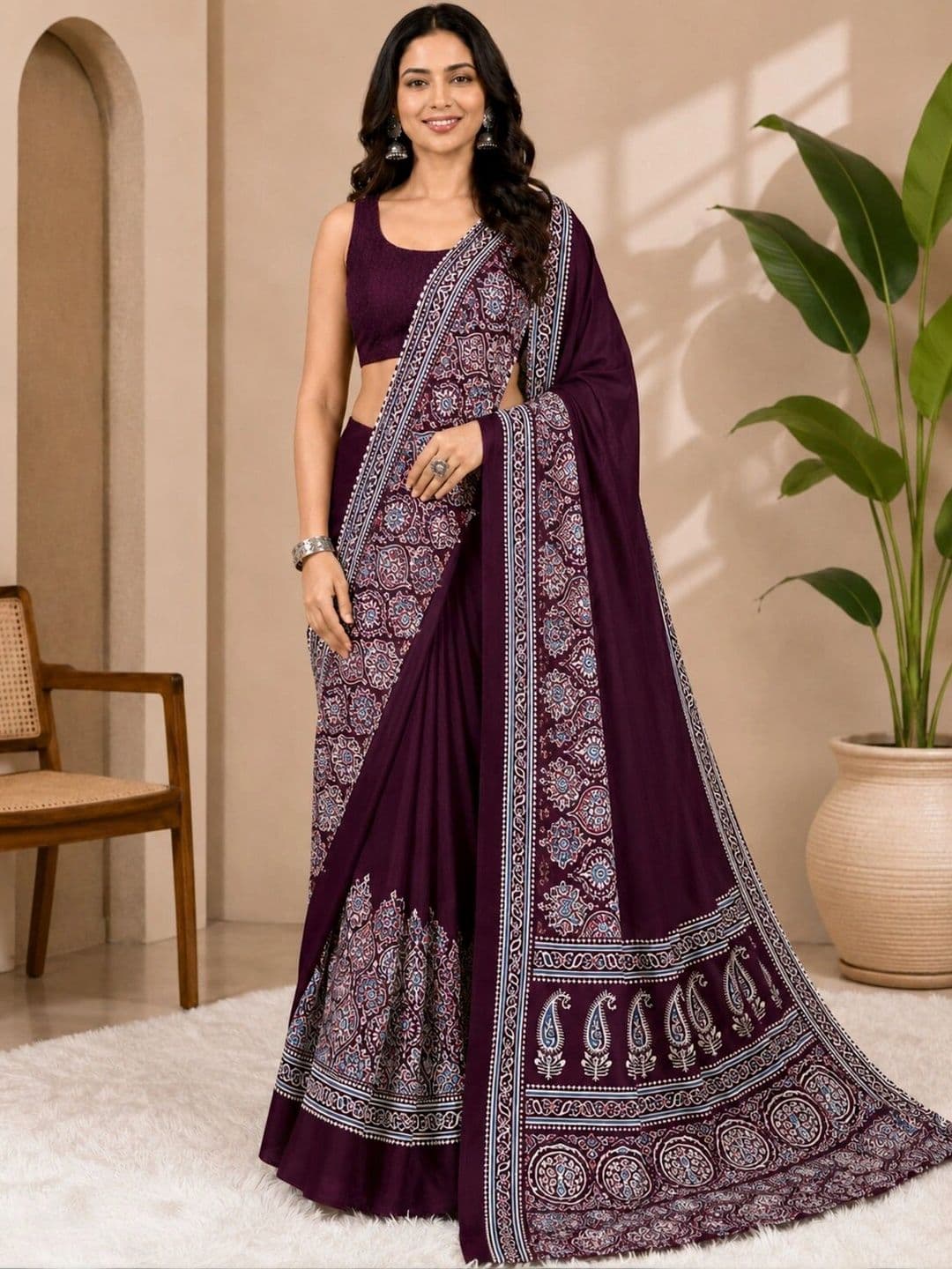 DIVASTRI Art Silk Designer Saree - view 1